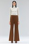 DELANO（デレーノ）/ハイストレッチフレアパンツ ベイジ，/BEIGE，