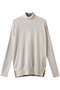 LA MONNAIE / バイカラーウールタートルニット ベイジ，/BEIGE， Bone × Taupe