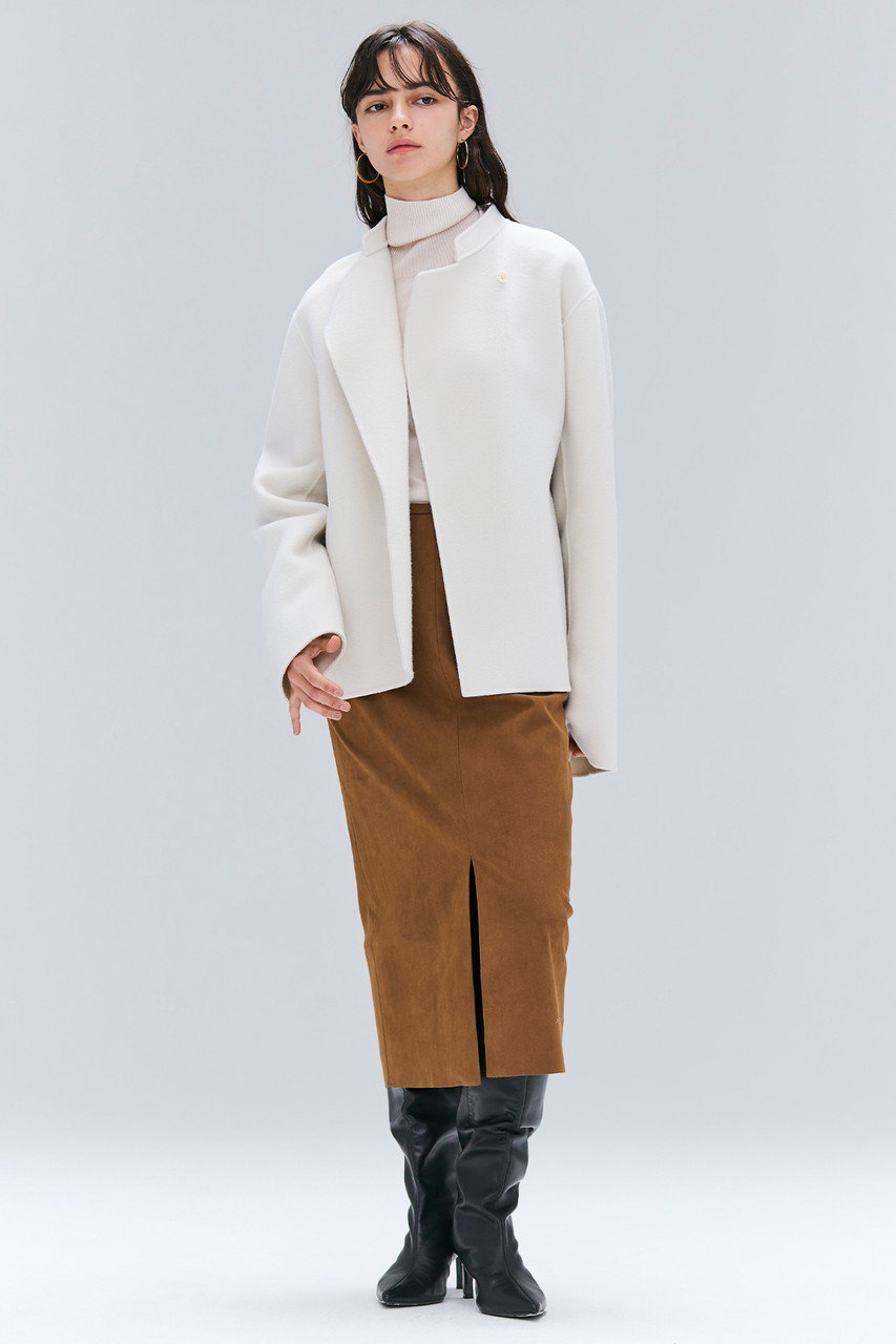 BEIGE，(ベイジ，)｜LA MONNAIE / バイカラーウールタートルニット