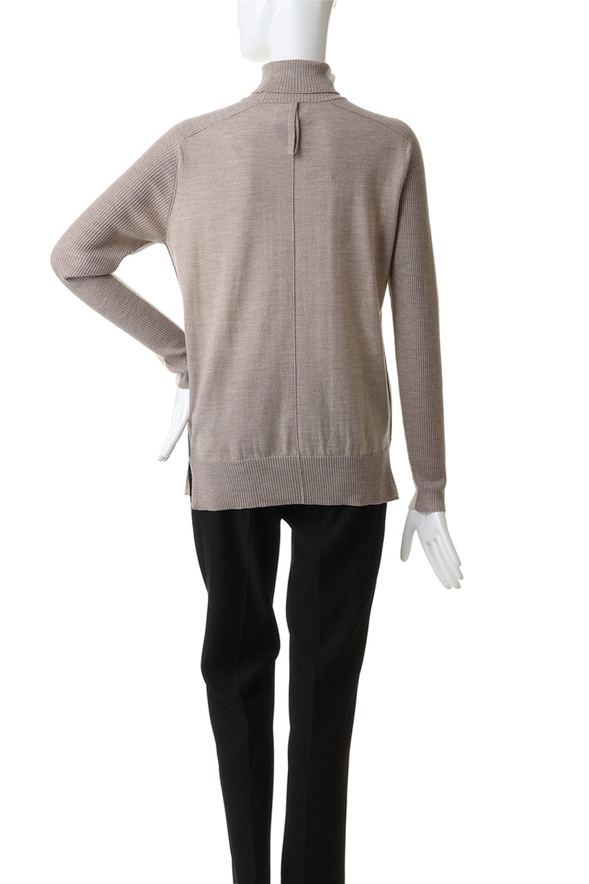 BEIGE，(ベイジ，)｜LA MONNAIE / バイカラーウールタートルニット