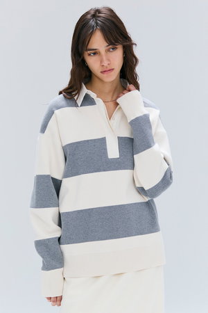 ベイジ，/BEIGE，のTAFT/ラガーニットシャツ(110300/110301)