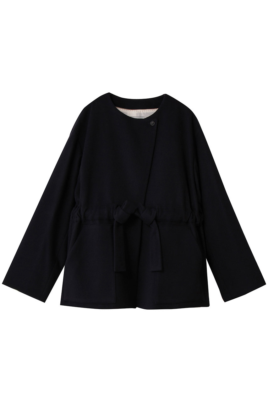 ベイジ，/BEIGE，のLABBOCK / ウール混2WAYショートコート(Navy/COCWGW0400)