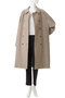 LABBOCK / ウール混ラグランステンカラーコート ベイジ，/BEIGE，