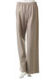 MONTAIGNE / イージーウエストウールワイドパンツ ベイジ，/BEIGE，
