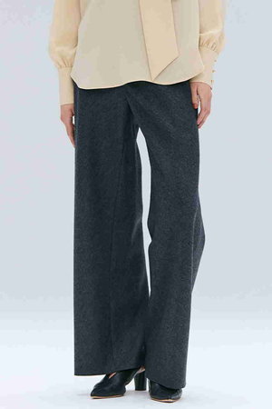 ベイジ，/BEIGE，のMONTAIGNE / イージーウエストウールワイドパンツ(110600/110601)