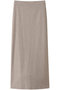 MONTAIGNE / イージーウエストウールロングスカート ベイジ，/BEIGE， Taupe