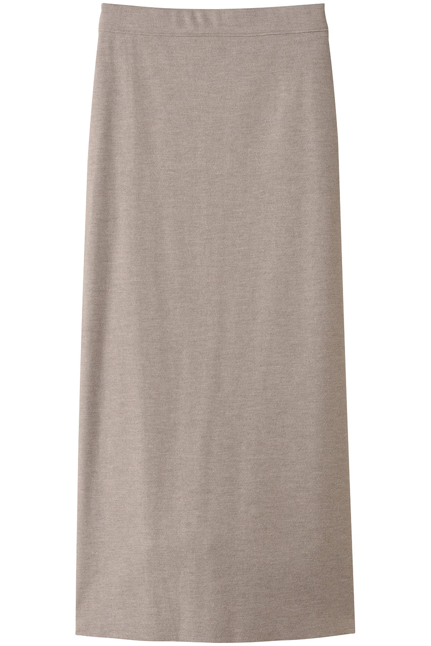ベイジ，/BEIGE，のMONTAIGNE / イージーウエストウールロングスカート(Taupe/SKCWGW0411)