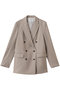BUNNELL（バンネル）/ウールダブルブレストジャケット ベイジ，/BEIGE， Taupe