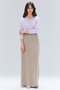 POMPE（ポンプ）/ウールカシミヤ配色ラインVネックニット ベイジ，/BEIGE，