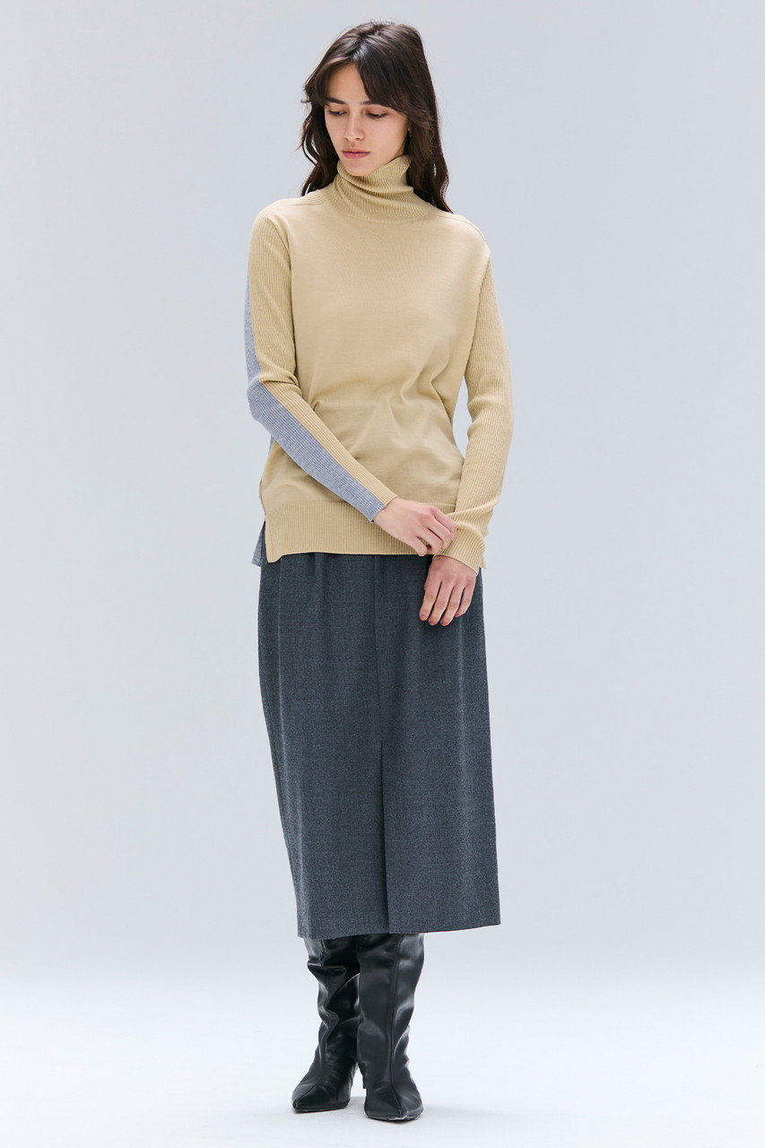 BEIGE，(ベイジ，)｜LA MONNAIE（ラ モネ）/バイカラーウールタートル