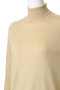 LA MONNAIE（ラ モネ）/バイカラーウールタートルニット ベイジ，/BEIGE，