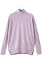 LA MONNAIE（ラ モネ）/バイカラーウールタートルニット ベイジ，/BEIGE， Lilac × Taupe