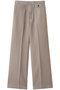 BUNNELL（バンネル）/ウールタブボタンストレートパンツ ベイジ，/BEIGE， Taupe