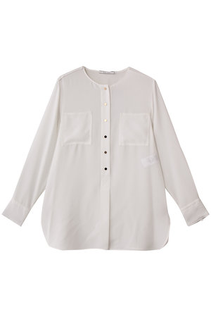 BEIGE， ベイジ　ブラウス　4 BEIGE，(ベイジ，)｜MOYE（モイエ）/ハイネックブラウス/Ecru の