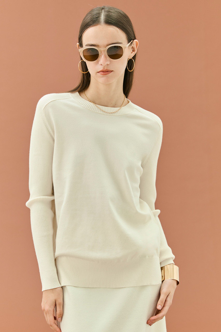 美品 ベイジ BEIGE ウィロ WILLOW ウラウンドネック レース ニット 美品 ベイジ BEIGE ウィロ WILLOW ウラウンドネック レース ニット