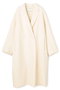 【予約販売】ZION / ウールロングチェスターコート ベイジ，/BEIGE， Ecru
