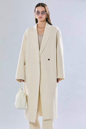 ベイジ，/BEIGE，のZION / ウールロングチェスターコート(110900/110903)