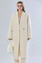 ZION / ウールロングチェスターコート ベイジ，/BEIGE，