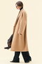 【予約販売】ZION / ウールロングチェスターコート ベイジ，/BEIGE，