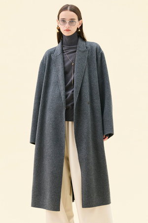 ベイジ，/BEIGE，のZION / ウールロングチェスターコート(110900/110903)