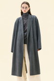 ZION / ウールロングチェスターコート