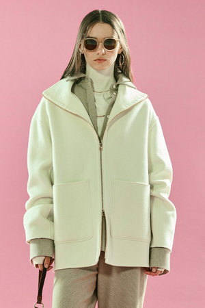 ベイジ，/BEIGE，のZION / ウールスタンドカラーショートコート(110900/110902)