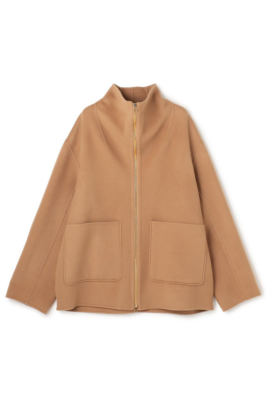 ベイジ，/BEIGE，の【予約販売】ZION / ウールスタンドカラーショートコート(Camel/COCWGW0501)