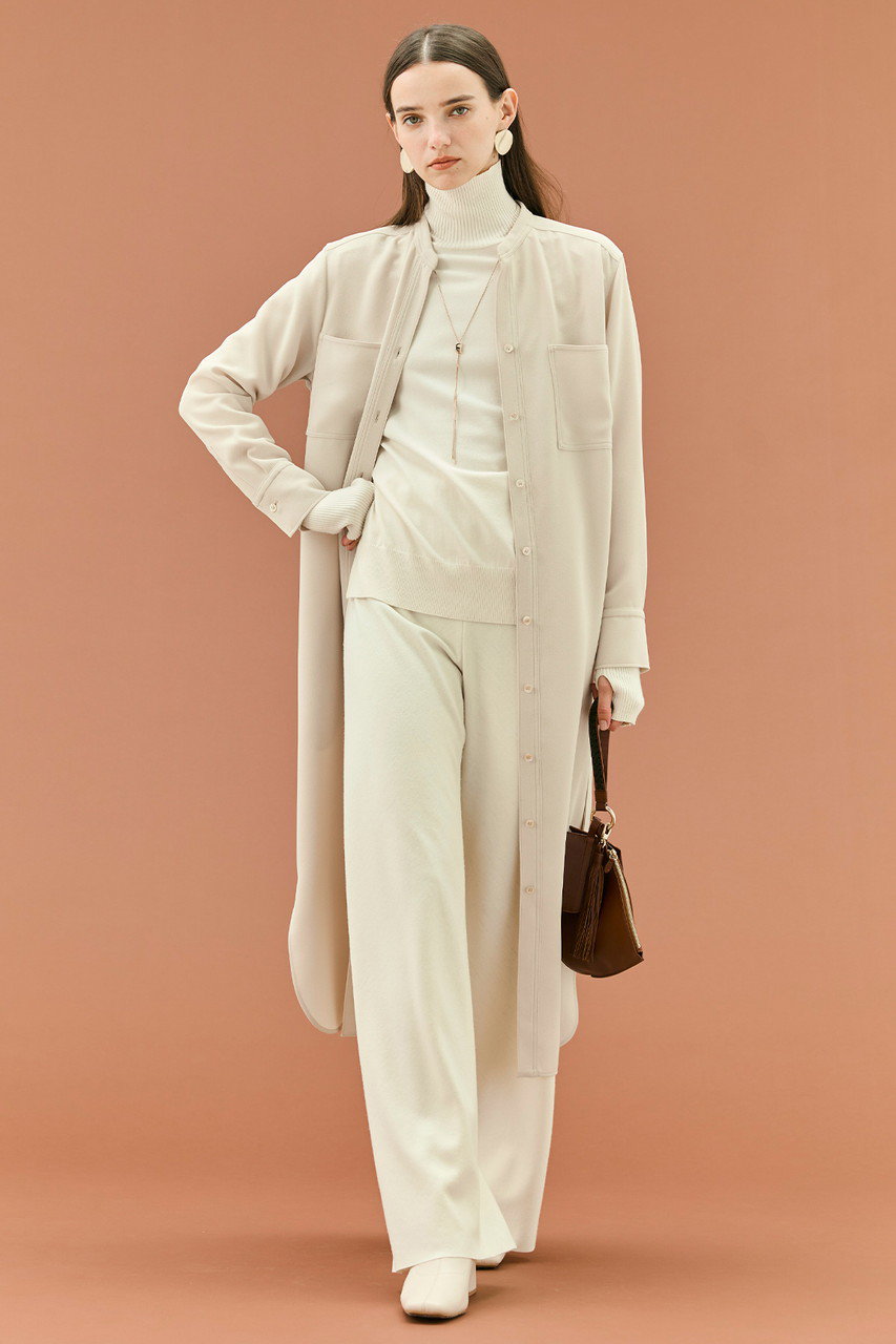 BEIGE, ベイジ RIVOLI リヴォリ ブルゾン ドルマンスリーブ BEIGE，(ベイジ，)｜WILLOW / サムホールハイネックニット/Ecru の通販