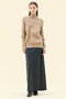 WILLOW / サムホールハイネックニット ベイジ，/BEIGE，