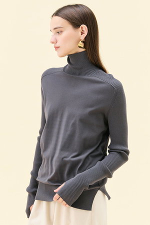 ベイジ，/BEIGE，のWILLOW / サムホールハイネックニット(110300/110301)