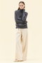 WILLOW / サムホールハイネックニット ベイジ，/BEIGE，