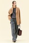 WILLOW / アシンメトリーレースクルーネックニット ベイジ，/BEIGE，