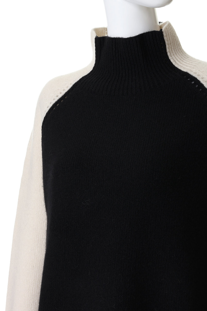 BEIGE.ベイジ＊羊毛　カシミヤ　タートルニット　ハイネック　ウール　セーター セール】 【洗える】POMPE / ウールカシミヤタートルネックニット