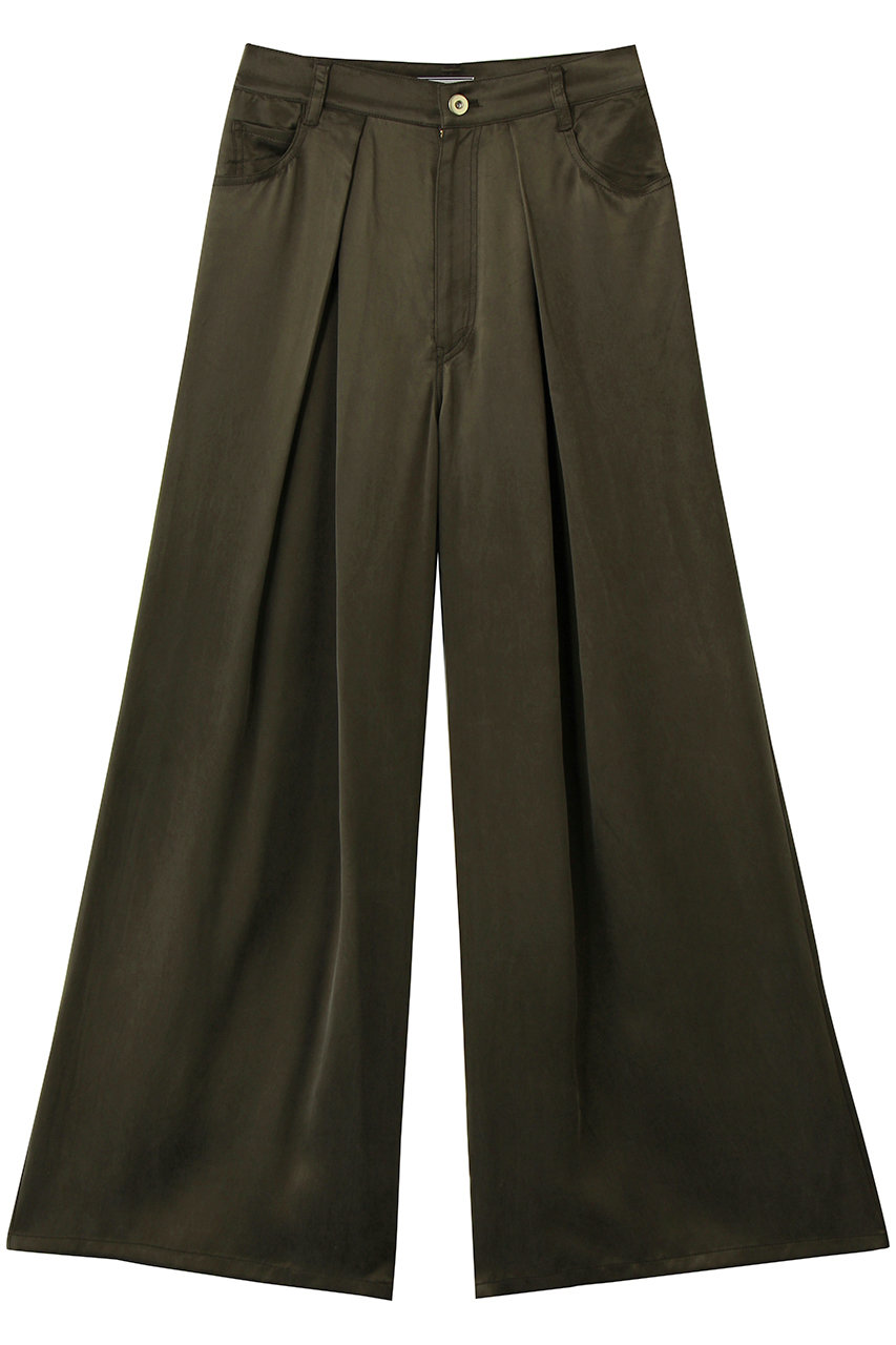 ベイジ，/BEIGE，のFRANKLIN / ドレープタックワイドパンツ/(Khaki/PRCWGW0607)