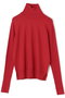 WILLOW / サムホールハイネックニット/ ベイジ，/BEIGE， Red