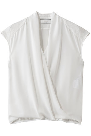 ベイジ，/BEIGE，のOLIVE（オリーブ）/カシュクールブラウス