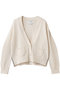 HELIODOR（ヘリオドール）/マリンボタンクロップドカーディガン ベイジ，/BEIGE， Ecru
