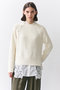 HELIODOR（ヘリオドール）/ スポンディッシュマリンボタンニット ベイジ，/BEIGE，
