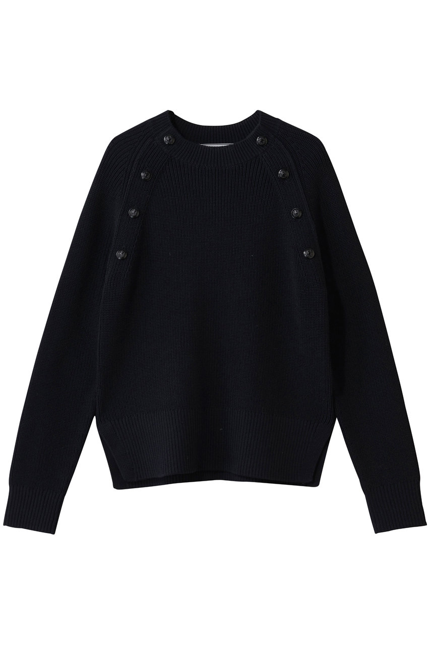 ベイジ，/BEIGE，のHELIODOR（ヘリオドール）/ スポンディッシュマリンボタンニット(Navy/KRCWGW0601)