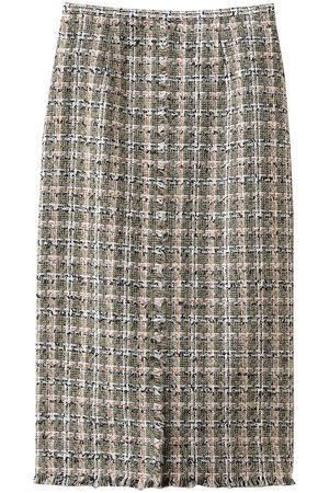 ベイジ，/BEIGE，のBERYL（ベリル）/ファンシーツイード Iラインスカート(110700/110702)