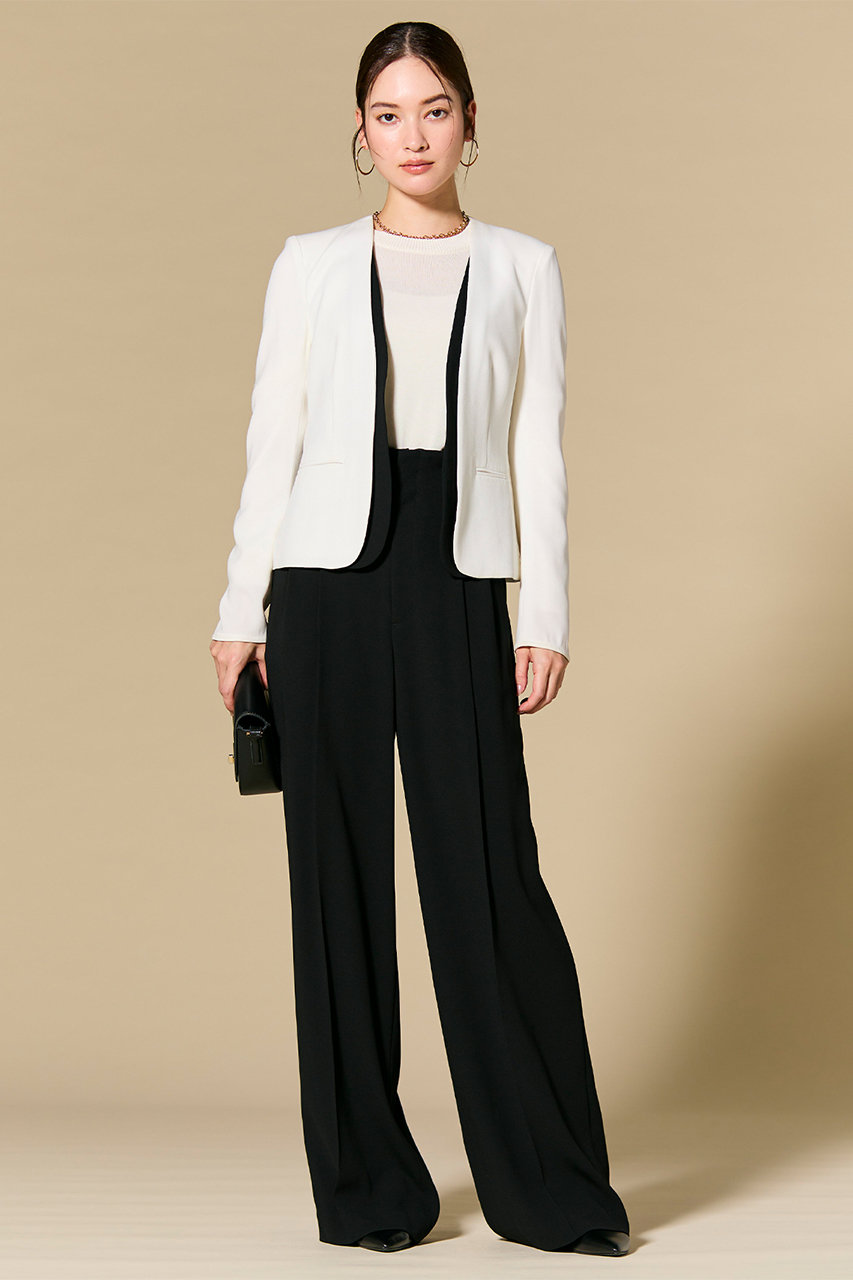 BEIGE，(ベイジ，)｜CINDY（シンディ）/ダブルカラージャケット/White