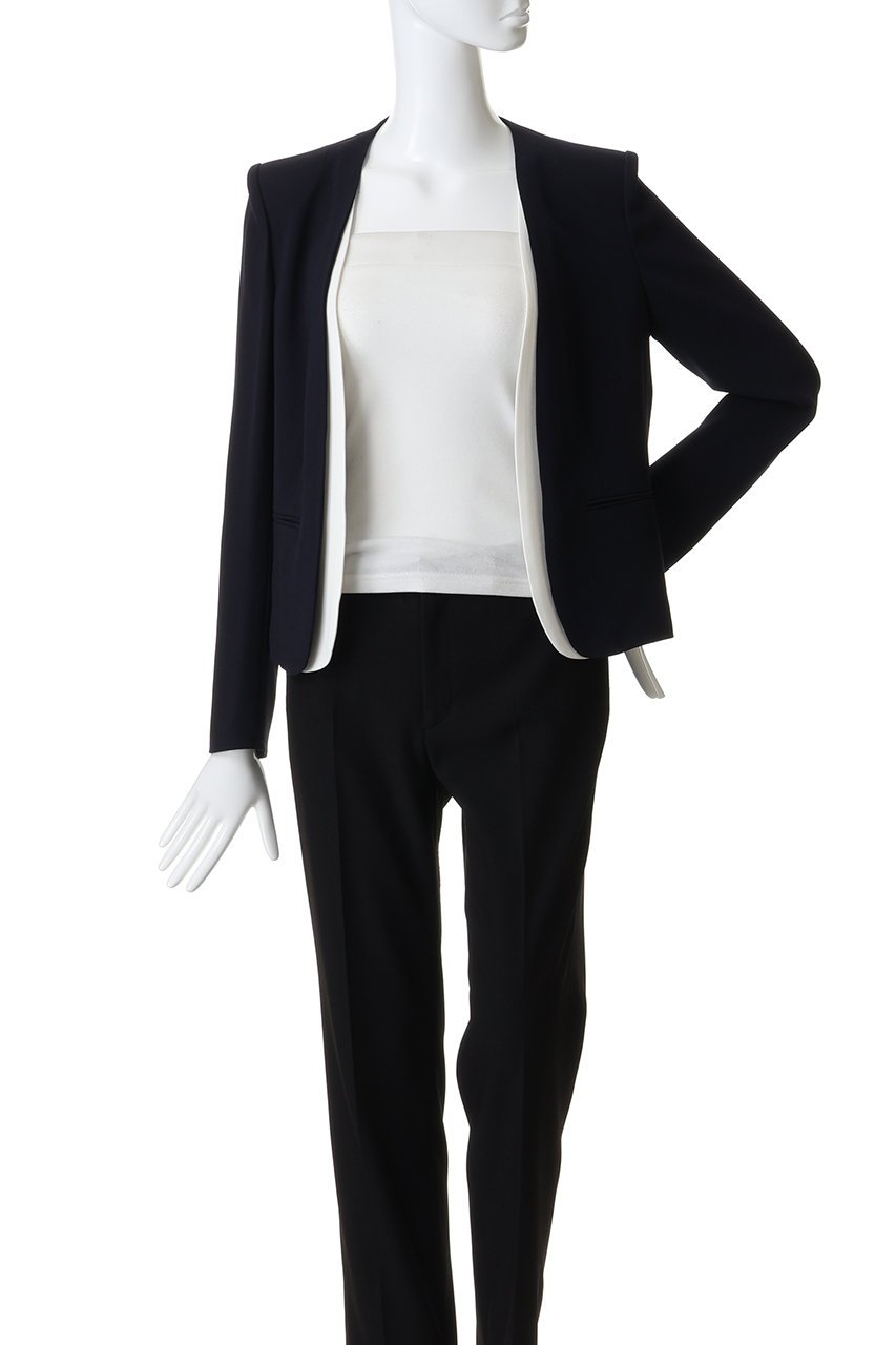 BEIGE，(ベイジ，)｜CINDY（シンディ）/ダブルカラージャケット/White