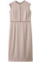 CINDY（シンディ）/クルーネックドレス ベイジ，/BEIGE， Nude x Black