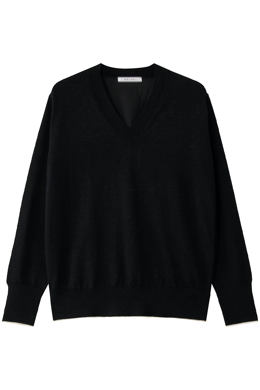 ベイジ，/BEIGE，のCHLOR（クロー）/ニット(Navy/KRCWLS0102)