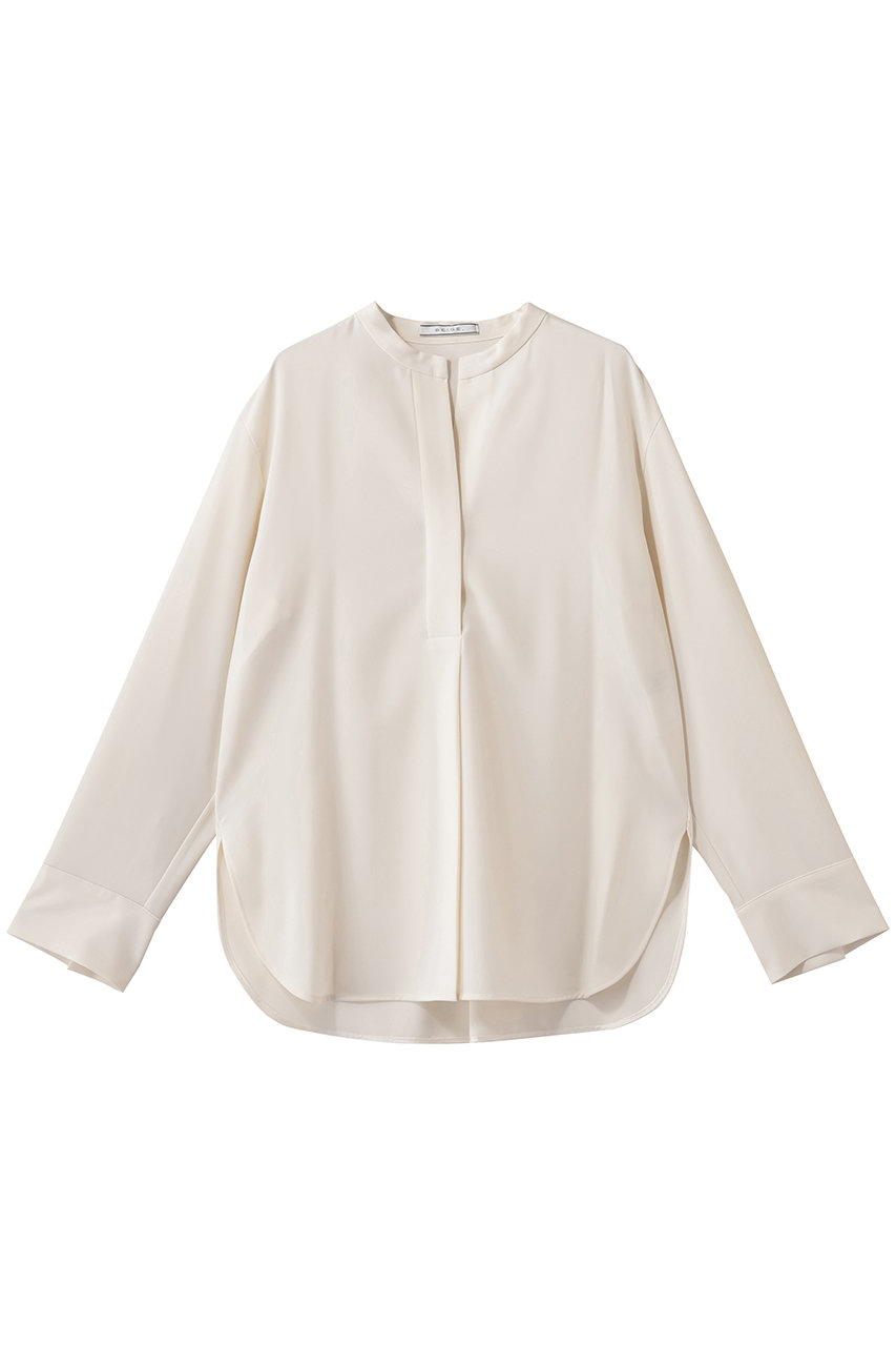 ベイジ，/BEIGE，のSPHENE（スフェーン）/スタンドカラープルオーバーブラウス(Ecru/BLCWLS0103)