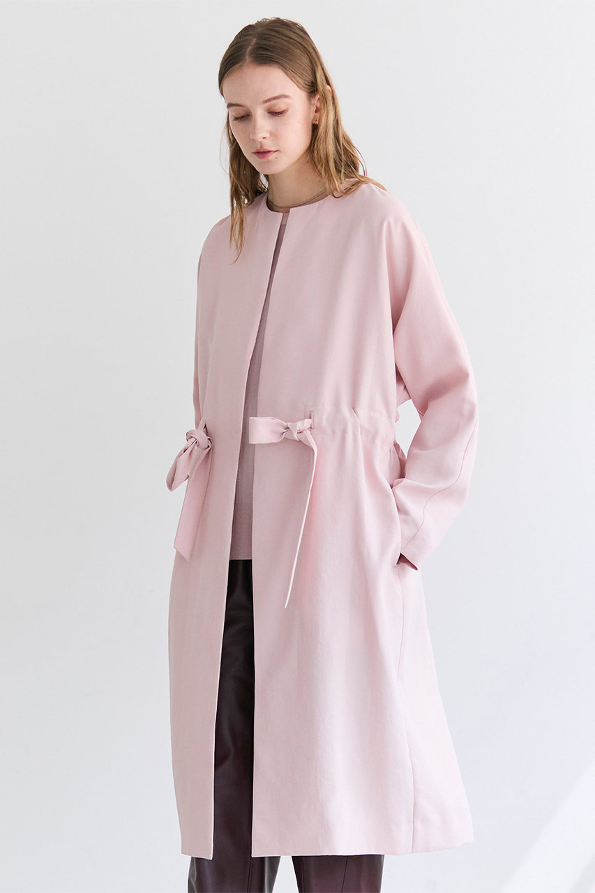 美品 BEIGE【撥水性あり】PORDIC / コート ベージュ 4 ベイジ, BEIGE, 【洗える】PORDIC / ノーカラードルマンロングコート