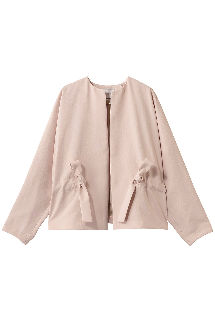 ベイジ，/BEIGE，のPORDIC（ポルディック）/ノーカラージャケット(Nude/JKCWLS0102)