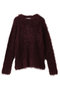 WERNER（ウェルネル）/ファンシーヤーンヘアリーニットプルオーバー ベイジ，/BEIGE， Bordeaux