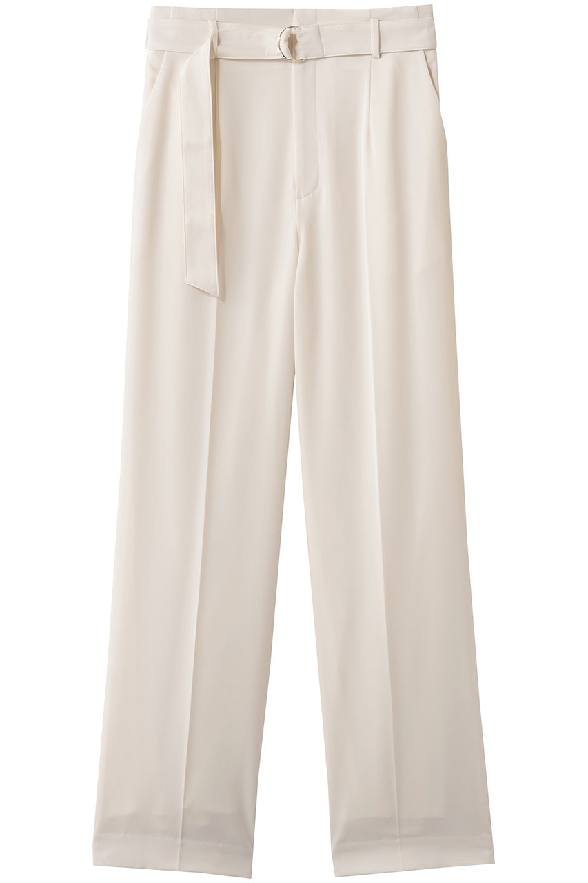 ベイジ，/BEIGE，のSPHENE（スフェーン）/ハイウエストDカンストレートパンツ(Ecru/PRCWLS0103)