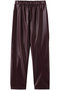 HYAL（ハイアル）/フェイクレザーカービーラインイージーパンツ ベイジ，/BEIGE， Bordeaux